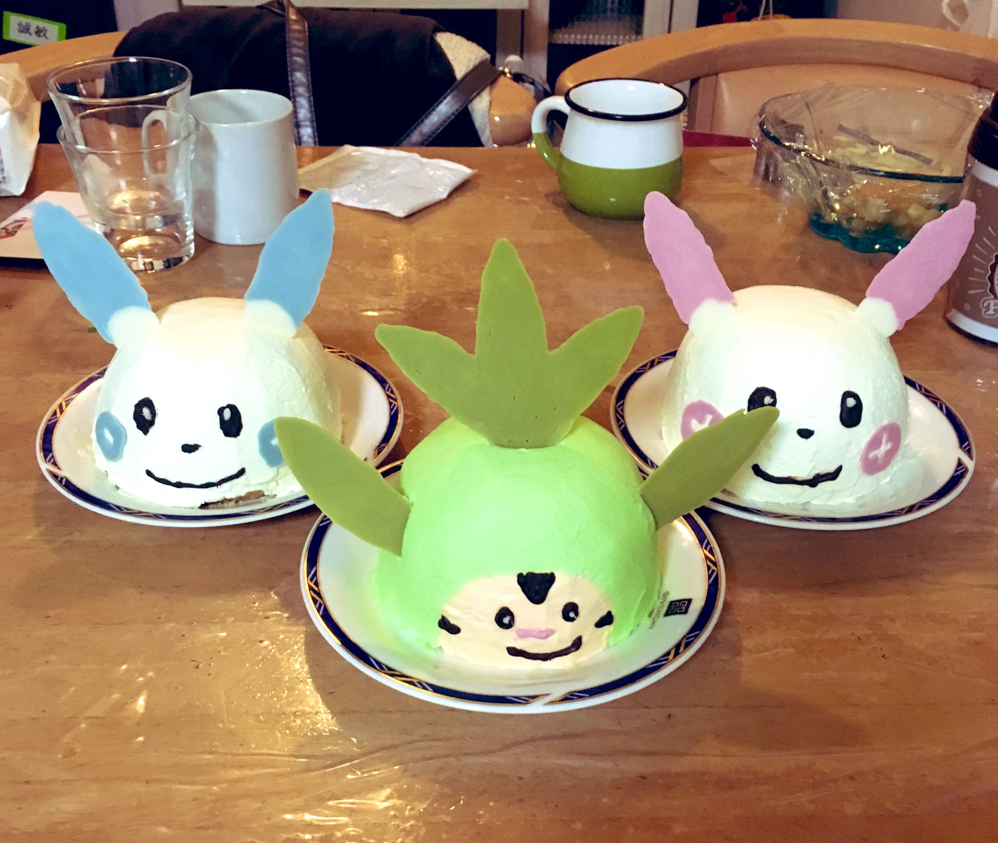 טוויטר コバリオ בטוויטר 手作りのポケモンケーキ ハリマロン プラスル マイナンです T Co Wzxxpb0pvz