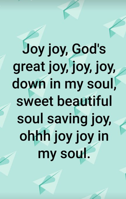 Sunday morning JOY🙏 https://t.co/zlAyQB4GLz