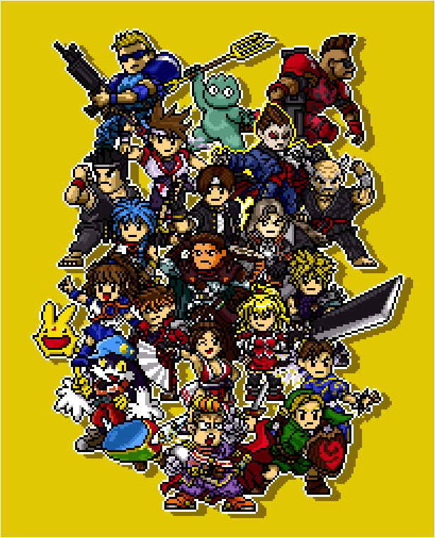 零式 Zero Srwog周年 ゲームキャラドット集合絵第４弾 零ドット T Co Xbdaxtz6pq Twitter