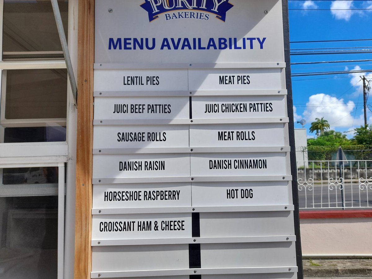 Product availability for today Sunday!
#PurityBakeries #Barbados
