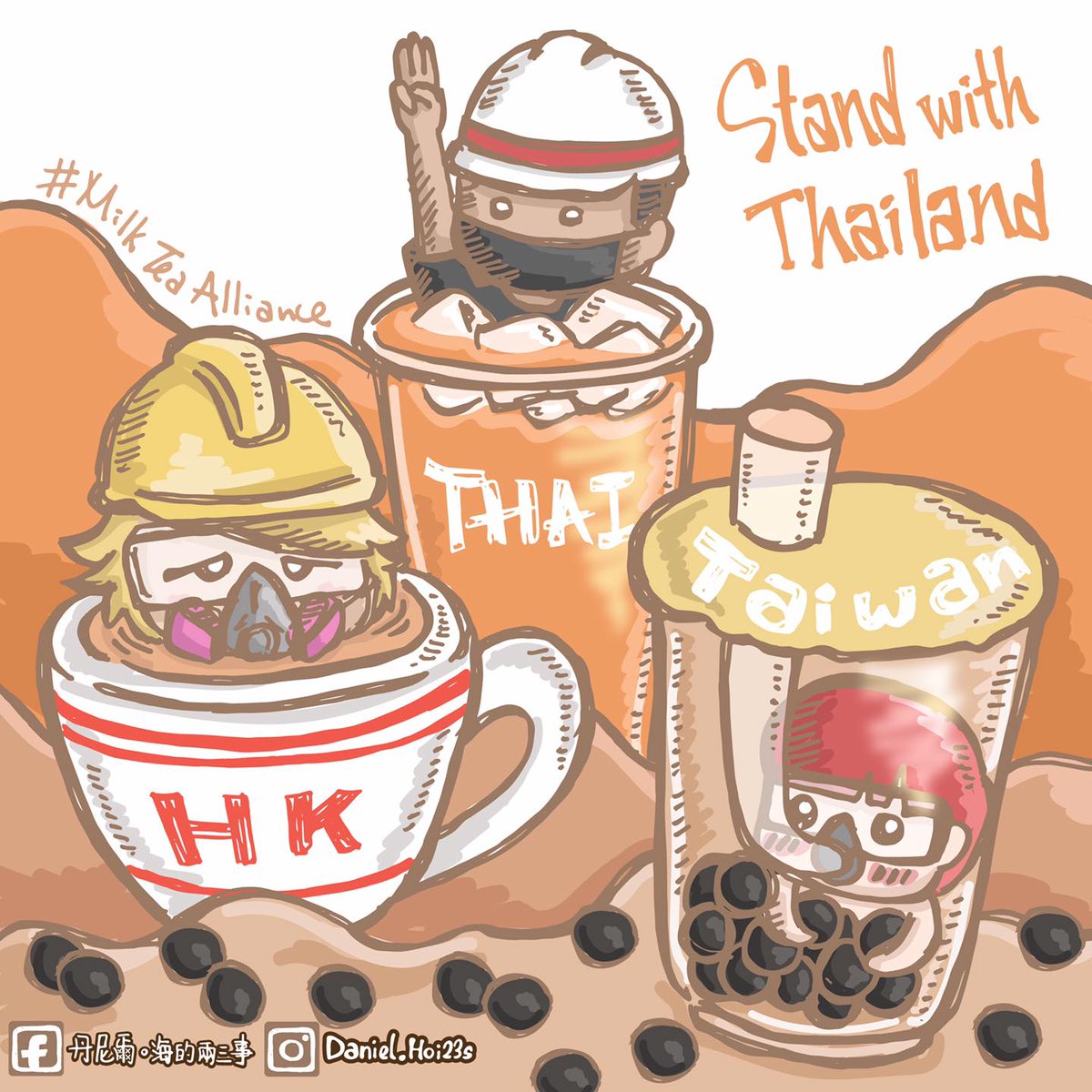 JW323337's tweet photo. @thematterco We are really very grateful, please be careful and try to be safe, let us continue to fight for democracy and freedom, #HongKongers will be with you, just as you have been with us
#FightForFreedom 
#MilkTeaAlliance #StandWithThai https://t.co/1RXnpoxxG0