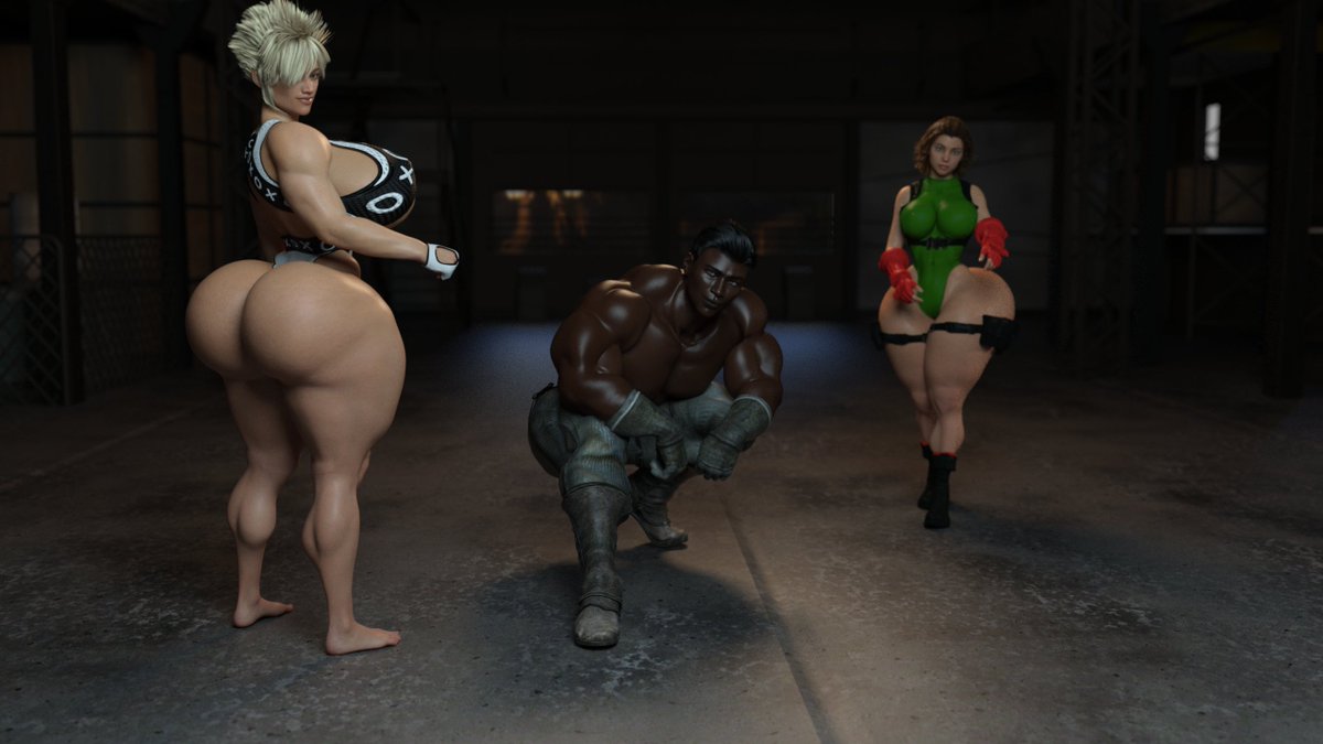 PSMP3D's tweet photo. New OC, name's Max. Couldn't make an empty scene with him somehow, had to put some ladies. Kelly cosplaying as Cammy and Dama in Gymwear. #lewd #3dporn #busty #bigass #bigbutt #thicc #kinky #sexy #sexyrenders #CurvyGirls #rendering #sexycgi #busty3d #kinky #3dx https://t.co/suYvdaiD9s