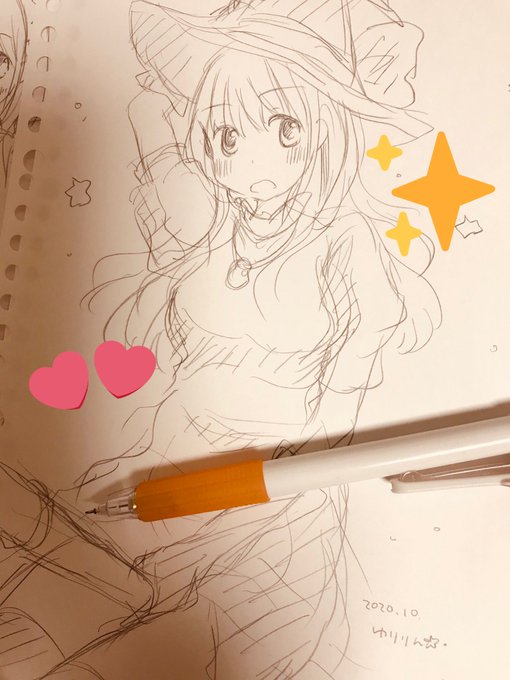 魔女っ子らくがき…🌙 