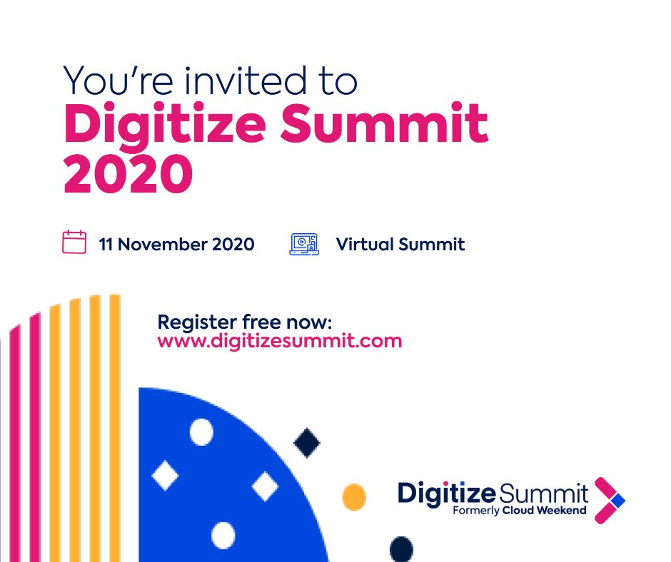 DigitizeSummit's tweet image. Digitize Summit 2020 is Back! You&apos;re invited! 

Mark your calendar to join Digitize Summit 2020 - The most exclusive gathering for IT Decision Makers in Egypt  11 November 2020 - Through Zoom

Request your invitation: buff.ly/2IH0yei

#DigitalEnterprise #DigitizeTomorrow