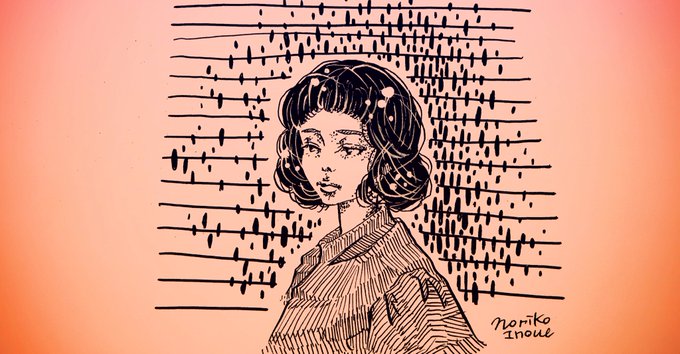 #イノウエノリコの絵
#イラスト

#音楽好きな人と繋がりたい
#イラスト好きさんと繋がりたい 
