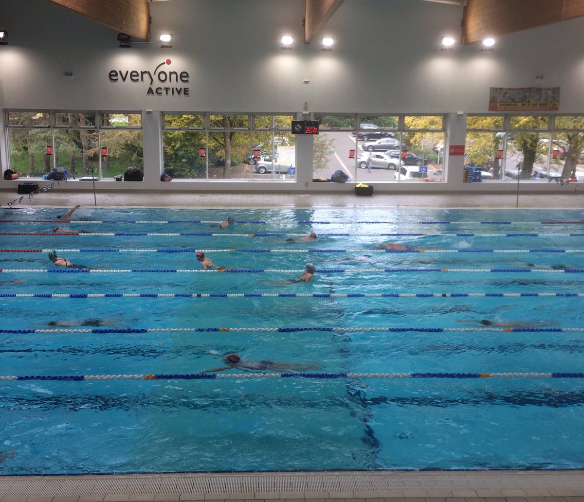 SarahTom123's tweet photo. COVID Secure / Socially distanced swim squad training. #keepourpoolsopen @Swim_England @britishswimming @swimherts @SEEastRegion https://t.co/vtL9yeOoB3