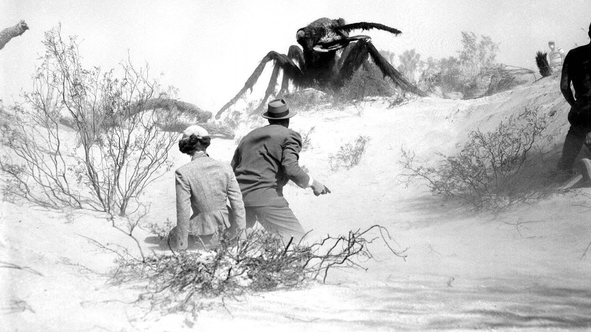  #SpookySeason DAY 48: The 50s. The decade of matinee monsters. Giant ants, radioactive reptiles, oozing masses, and the undead from space. What are your faves from the 50s?