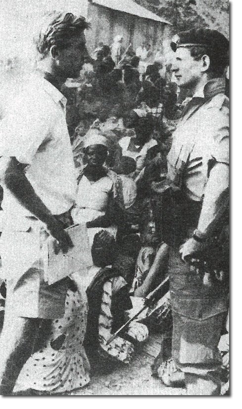 t7/ 1964- Chilanga Village, Chinsali, Colonial officers issuing ultimatums to the Lumpa Church members.