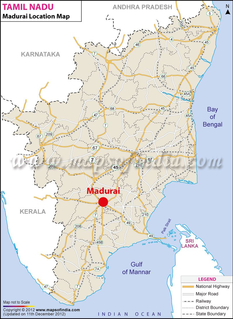 A slight tangent to talk about the city our Queen Meenakshi rules! Madurai is one of the oldest, continuously inhabited cities in the world. Today, it is considered the point from which South Tamil Nadu begins.