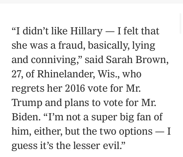 csittenfeld's tweet image. “I’m not sexist,” say voters. “It’s just that I find ambitious women threatening and repugnant.”