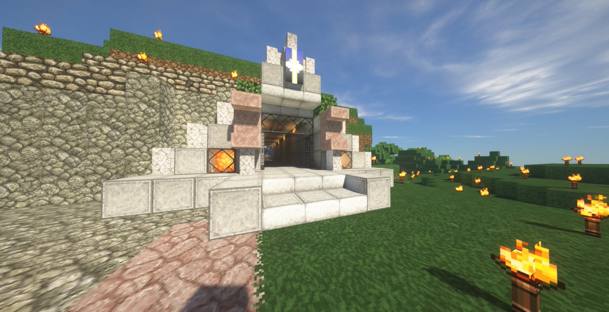 マイクラで作った魔術師ギルドとクロービス邸 Min T ミント