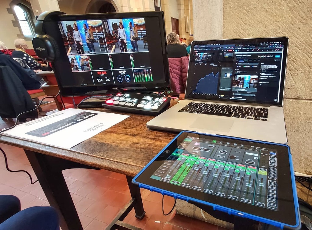 irishmark23's tweet image. Wherever I go, the tech seems to follow.
#BlackmagicAtem #aremminipro #sundayservice #sundaystream #stedyths instagr.am/p/CGfG3EBneh8/