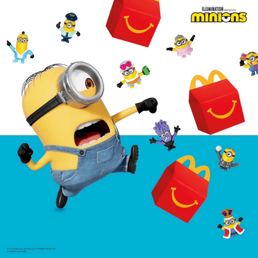 Los Minions Cajita Feliz Mcdonalds Minions Minions 2015 Los