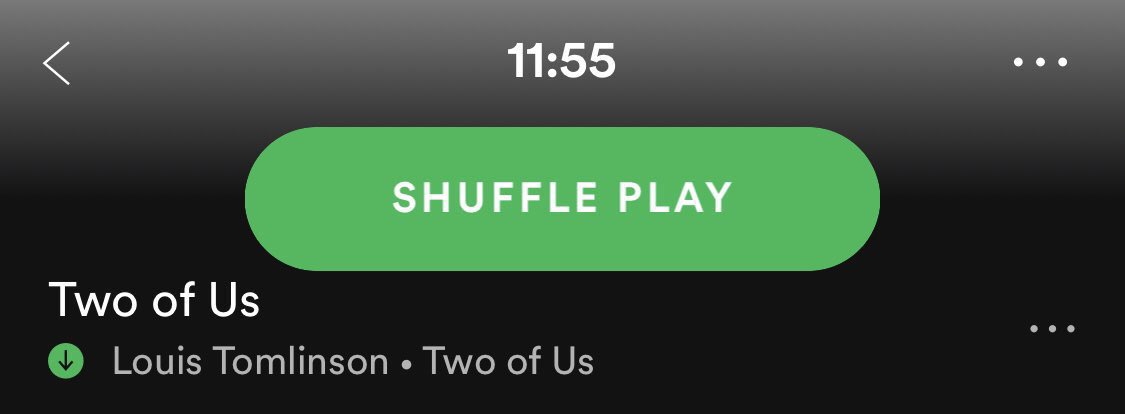 he added louis’ songs to his playlists