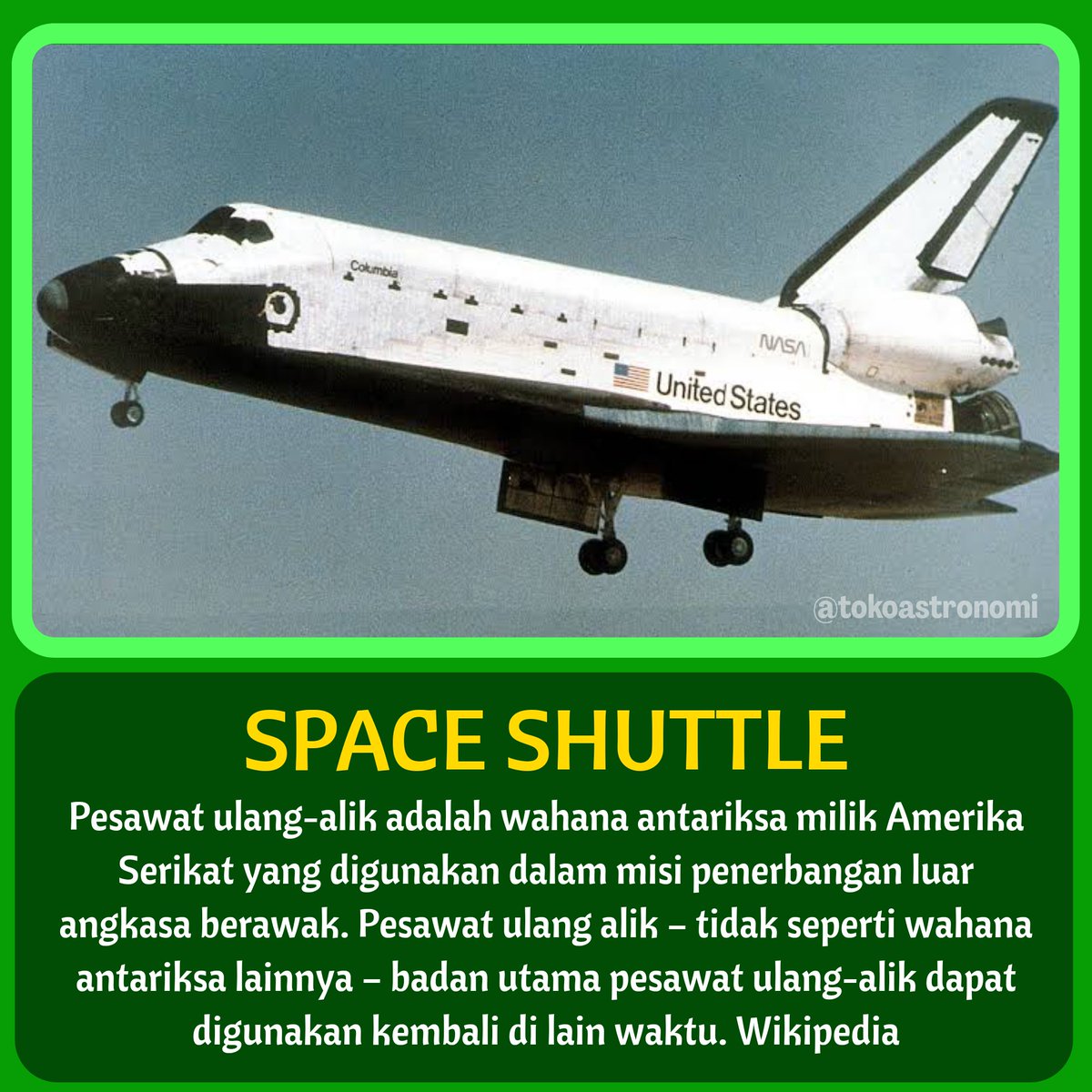 #tokoastronomi #astronomi #spaceshuttle #pesawat