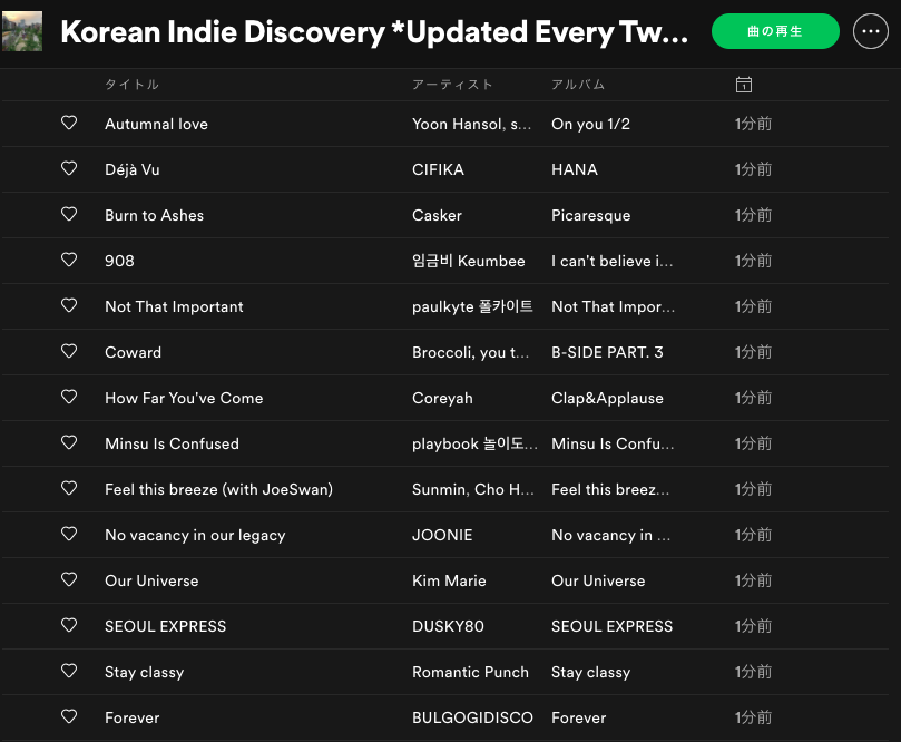 Kid_Dic's tweet photo. 【プレイリスト：韓国インディ・シーン】
韓国のインディ・シーンの最新曲75曲のプレイリストを更新しました。Apple Music（そのうち上位20曲）は明日更新致します。今回はOhHyuk (@hyukohh ) x sogumm, Kim Suyong, OOHYO, 
@bronzekim , Komagnes, @xeuda_sun 等追加。
▶️https://t.co/XfNdX3l7Cd https://t.co/TmNLzlabJ1