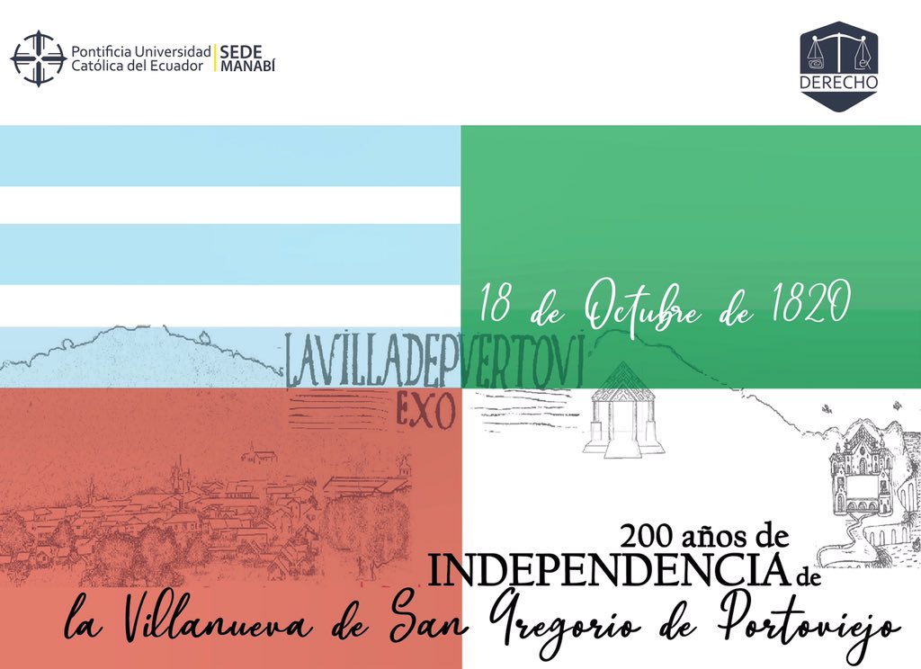 DerechoPucem's tweet photo. Hoy se conmemoran los 200 años de Independencia de La Villanueva de San Gregorio de Portoviejo.
.
Loor en su día.
.
.
.
#PUCEM #Derecho #PUCEsedeManabí https://t.co/5FwMFhTzgu