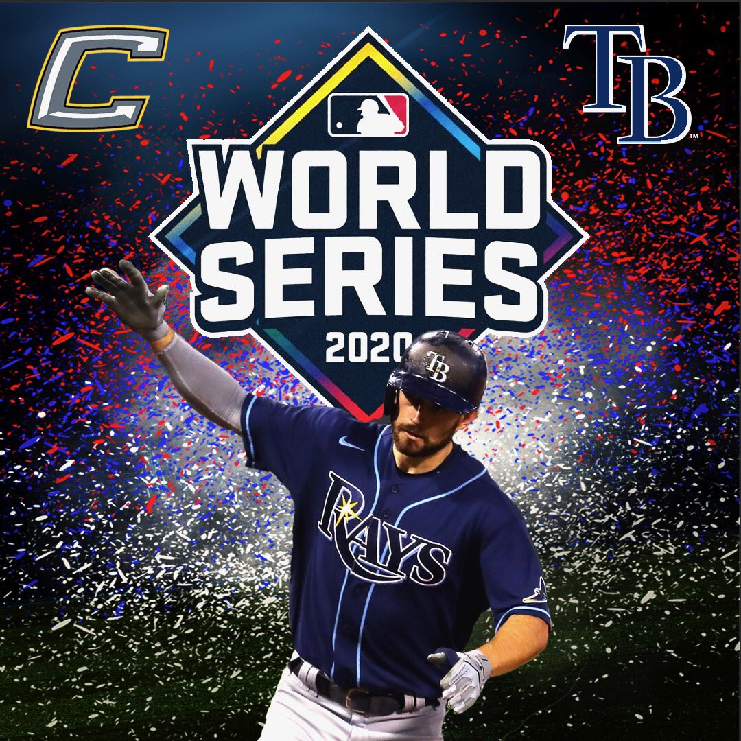 TheCanesBB's tweet photo. Congrats to Canes Alum @Sweet_n_Lowe5 Brandon Lowe on heading to The World Series with The Rays! #TheCanes https://t.co/RMzH9WnQz3