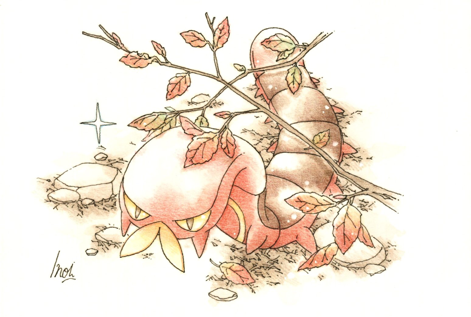 Inori 今日のポケモン図鑑 ｎｏ ８２７ ヤクデの はいよるいちげき T Co K4tbrehbti Twitter