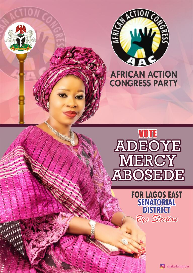 Join us in mobilizing support and solidarity for women contestants for the Lagos East Senatorial Seat on 31st October 2020