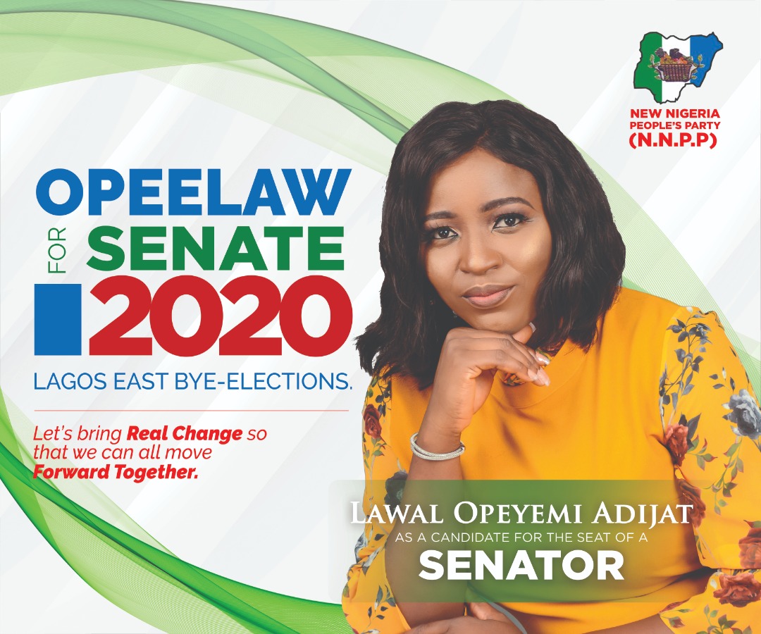 Join us in mobilizing support and solidarity for women contestants for the Lagos East Senatorial Seat on 31st October 2020
