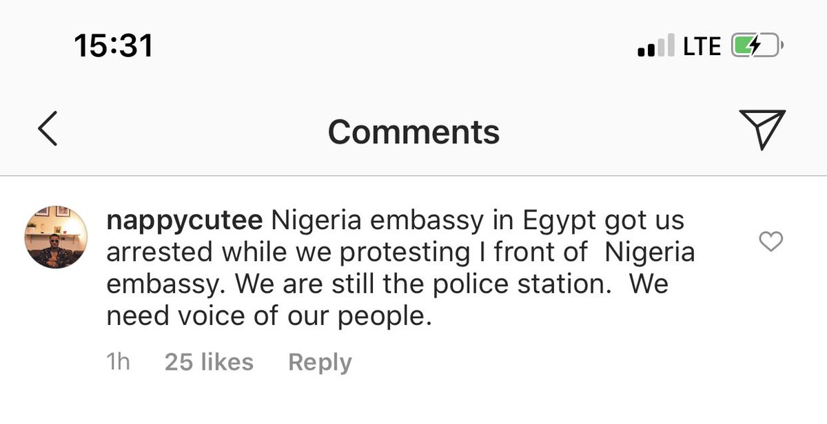 alex_unusual's tweet photo. Guys, I just saw this comment on Instagram and I checked the page. Can we please check this out and spread the word once confirmed?

#EndPoliceBrutalityinNigera #EndSARS #ENDBADGOVERNANCE https://t.co/jT344waO52