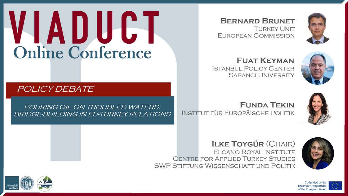 🚨POLICY DEBATE PANEL!🚨

Meet who will discuss "Pouring Oil on Troubled Waters: Bridge-Building in EU-Turkey Relations", moderated by <a href="/rielcano/">Real Instituto Elcano</a>'s <a href="/ilketoygur/">Dr. Ilke Toygür (@ilketoygur.bsky.social)</a>:

Bernard Brunet from <a href="/EU_Commission/">European Commission</a> 
Fuat Keyman from <a href="/ipc_ipm/">Istanbul Policy Center</a> 
<a href="/FundaTekin17/">Funda Tekin</a> from <a href="/IEP_Berlin/">Institut für Europäische Politik</a> 

tepsa.eu/save-the-date-…