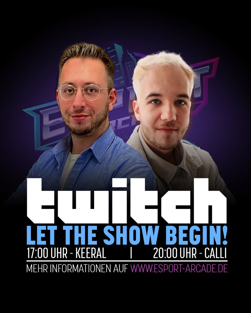 EsportArcadeDE's tweet photo. Sonntag ist Zockertag! Deswegen gibt's heute wieder Zockeraction vom Feinsten. Um 17:00 Uhr startet @Jabbakookie mit Star Wars und um 20:00 Uhr übernimmt @avisCalli. Seid auf https://t.co/j95iTm0xH2 und habt Spaß mit den Jungs der @EsportArcadeDE 🤩 #twitch #streamer #games https://t.co/bufPlxxbuB