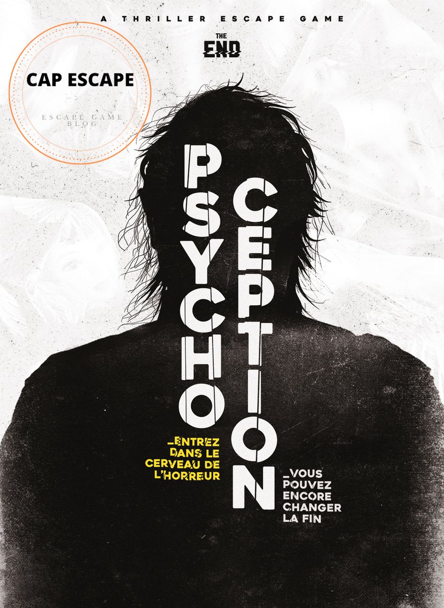 Merci au blog Cap Escape d'avoir réalisé un article sur notre salle Psychoception que vous pouvez retrouver ici cap-escape.fr/2020/08/06/118…

Venez découvrir notre salle en réservant votre partie dès maintenant ! 
the-end.fr