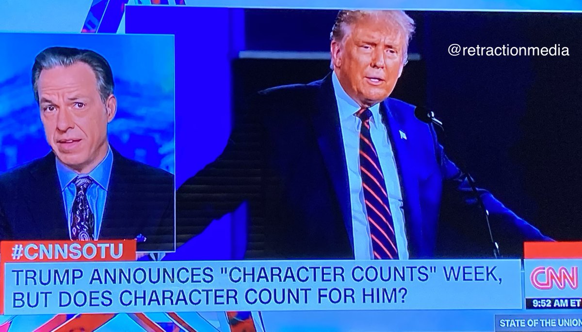 Retractionmedia's tweet photo. https://t.co/Qlz5fMLrj2
New Trump: “...build habits of kindness...”
Old Trump: “they’re rapists”, “You can take the hand away”, “Look at that face! Would anyone vote for that?”, “a picture is worth a thousand words”...any others? #characterweek @jaketapper @TheLeadCNN https://t.co/lVdTe65xOW