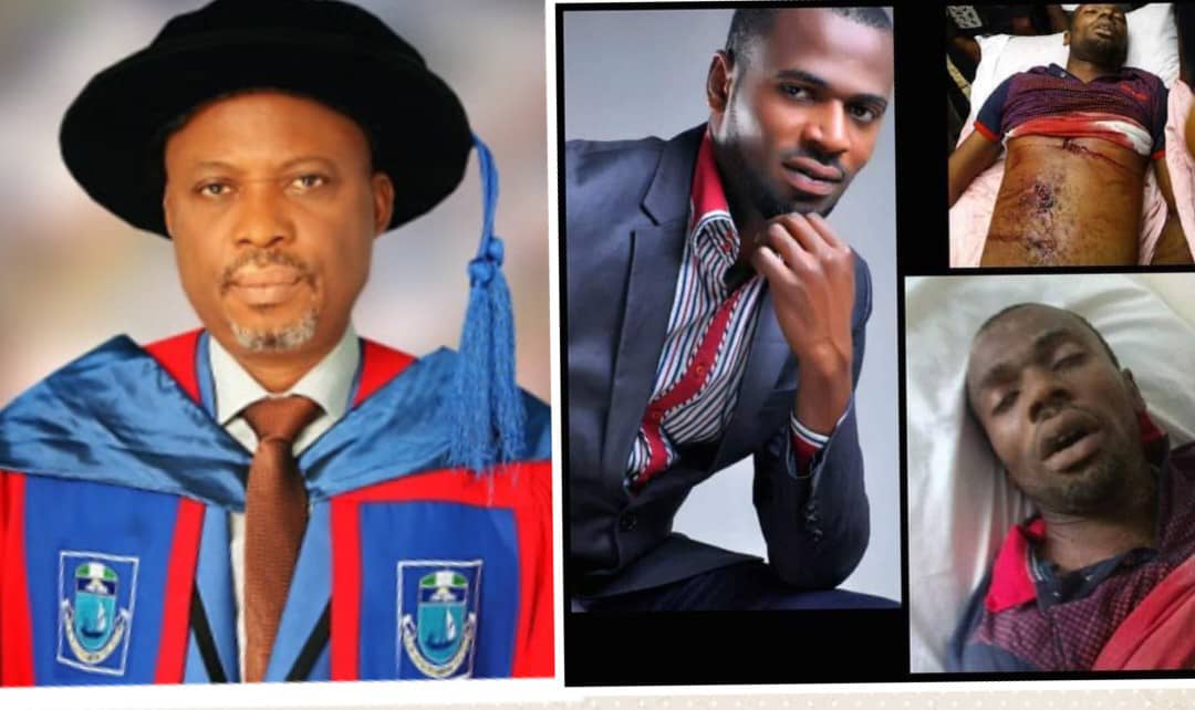 ComradeNwibe's tweet photo. @adeyanjudeji amplify our voice, UNIPORT students visa ban for this immediate past tyrannical vice Chancellor Prof lale who killed our comrade peter ofurum with sars operatives he  should be prosecuted for all his atrocities,planing to seek asylum in foreign land.
#EndSARS https://t.co/o6pWd1RIFE