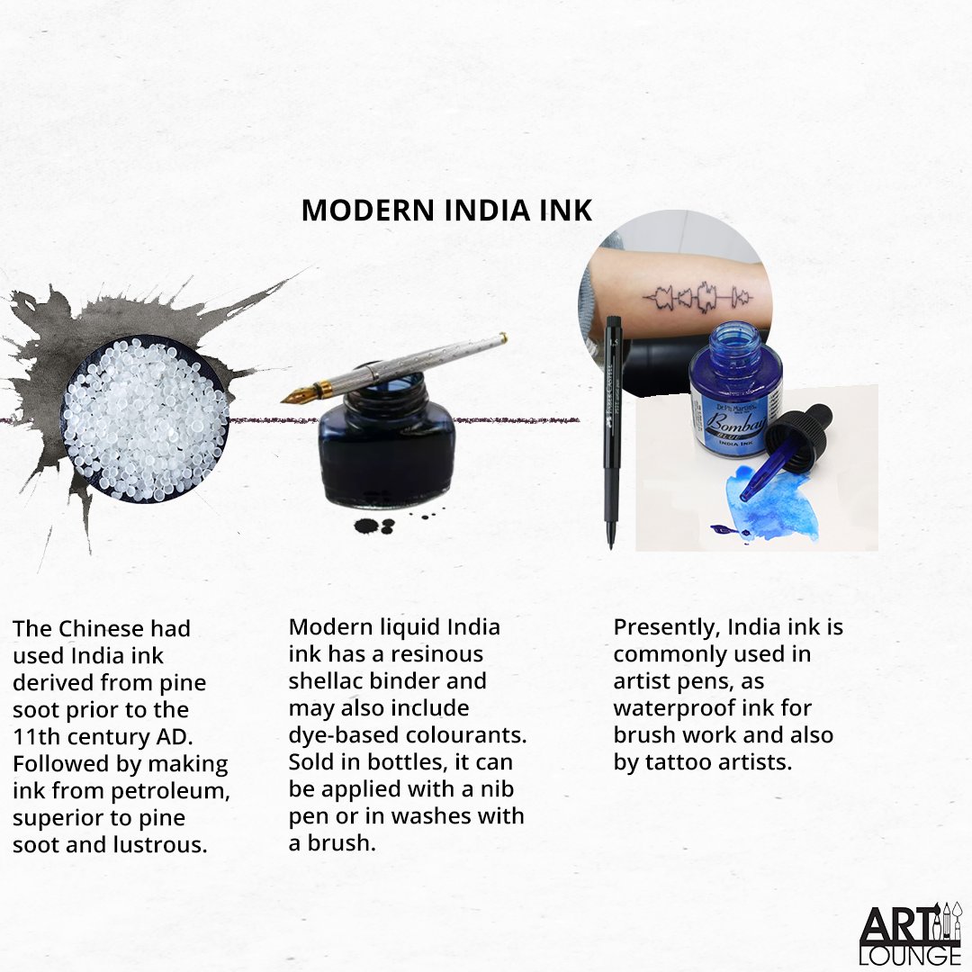 ArtLoungein's tweet photo. #TILwithArtLounge 

Wondering what India Ink actually is? This is a staple used by artists and illustrators worldover. 

What are your tips for using India Ink?

#Indiaink #TIL #calligraphyink #calligraphist #Inforgraphic #informativepost #artists #illustrator https://t.co/dwEdbHxbg1