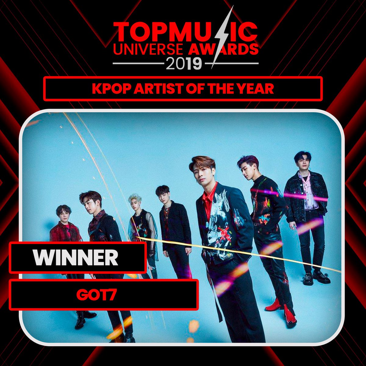  2019 GDA - Disc Bonsang 2019 SMA - Bonsang Award 2019 Top Music Universe Award - Kpop Artist of The Year 2019 Joox Thailand Music Award - Kpop Artist of The Year