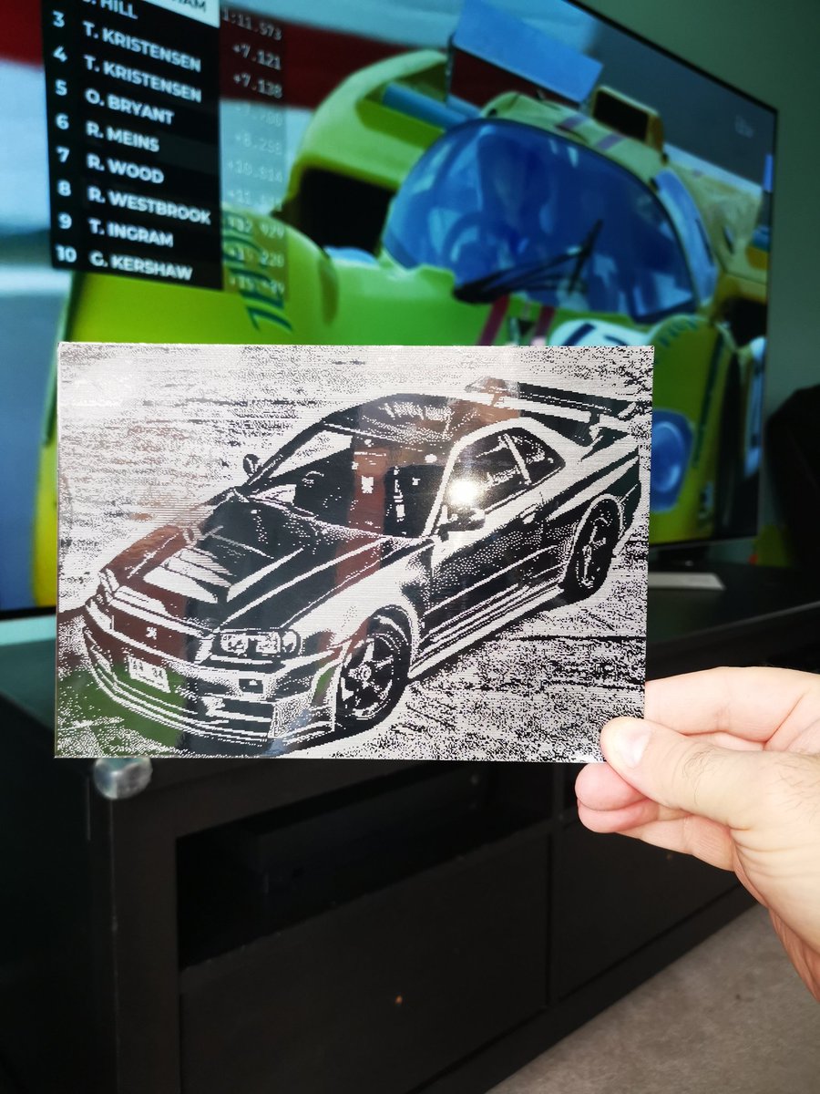 JohnWoo50's tweet photo. Metal etching whilst watching @GoodwoodMC https://t.co/FWDpvq9CoA