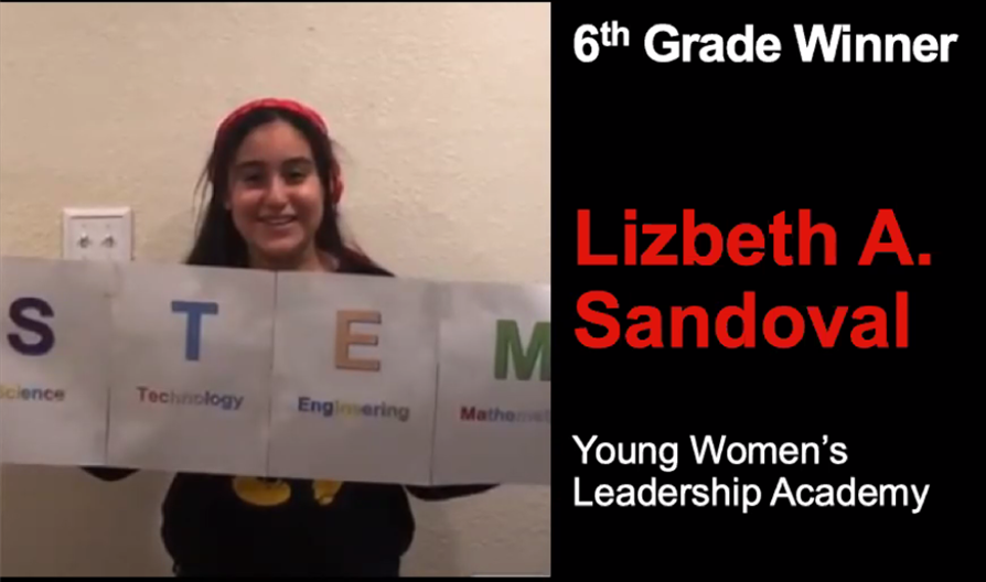 FW_Links's tweet photo. 2020 STEM Exposed 6th Grade Winner Lizabeth A. Sandoval 

Congratulations!

#WAStemExposed
#WALinks
#LinksInc
#FWLinks https://t.co/LP2FF2NBEP