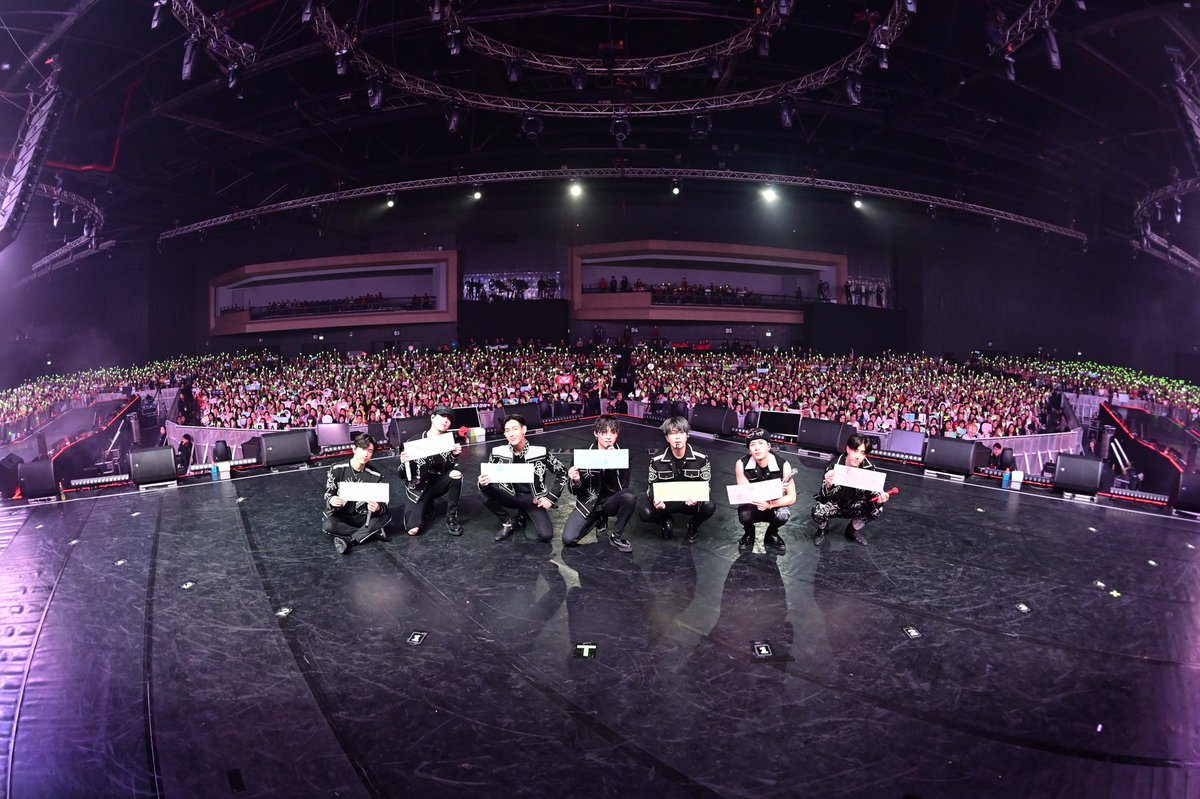 the first Kpop Group to have 7 shows in Thailand  @GOT7Official