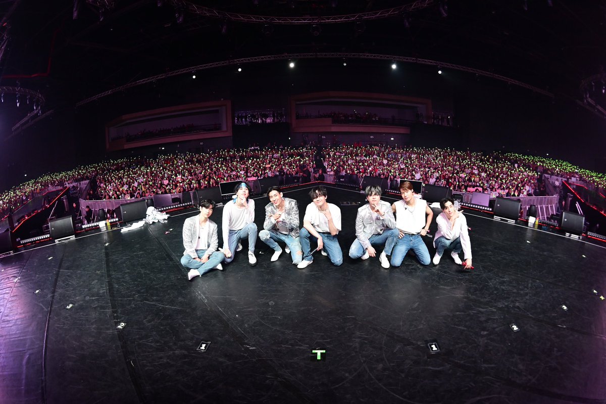 the first Kpop Group to have 7 shows in Thailand  @GOT7Official