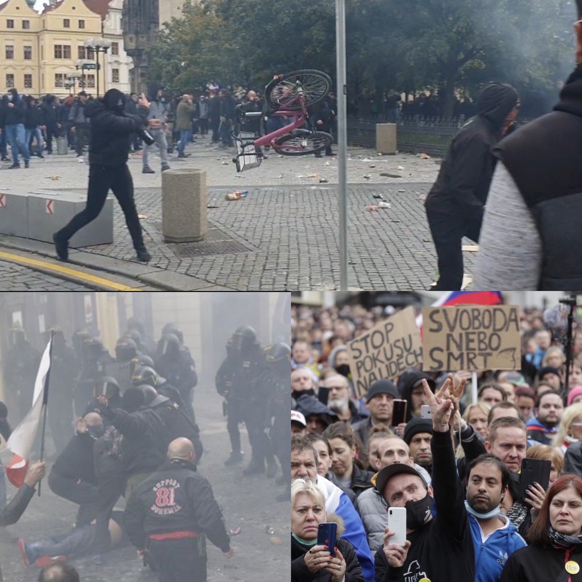 Pospisil_Jiri's tweet photo. Agrese, násilí a bezohlednost některých demonstrujících mi opravdu vyrazily dech. Zásah @PolicieCZ byl namístě. Jinak by se jednalo o výsměch všem, co opatření dodržují, celému zdravotnickému personálu, a všem, co leží v těžkém stavu v nemocnici. Respekt těm, kdo dnes slouží...🙏🏻 https://t.co/CMmGpbyBxg