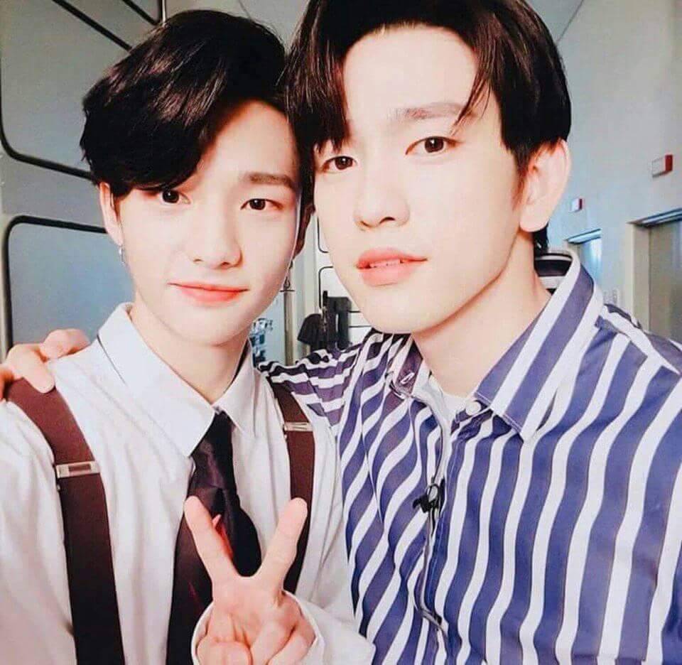 Stray Kids Hyunjin and The Boyz Eric GOT7 biggest fanboy @GOT7Official