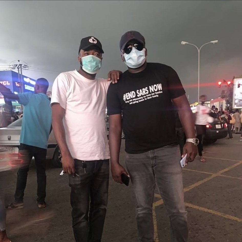 Hon_Manii's tweet photo. Let us take a minute &amp; pray for ANTHONY ONOME UNUODE @unuode &amp; his Family. He was stabbed by thugs at #EndSARS   protest in Abuja yesterday &amp; died this morning. MAY HIS SOUL REST IN PEACE🙏🏾

#EndSARS #EndPoliceBrutalityinNigeria https://t.co/a4G1BsCZWO