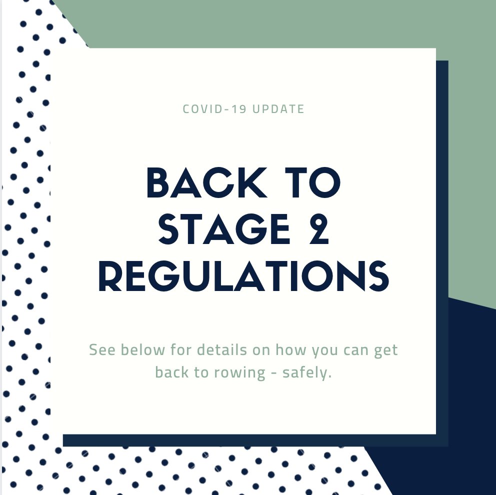 -We may only row in singles and household doubles
-Facilities are washroom use only
-Erging can continue on the dock with 2 meters between ergs
-Any events are limited to 10 people indoors and 25 outdoors with space for physical distancing

#pulltogether #rowontario
