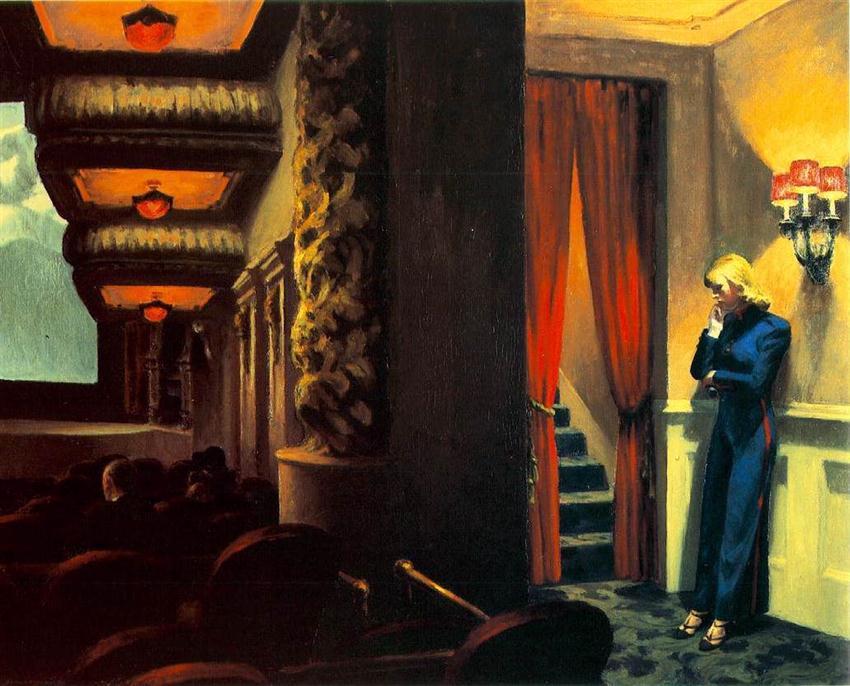 New York Movie, 1939, Edward Hopper