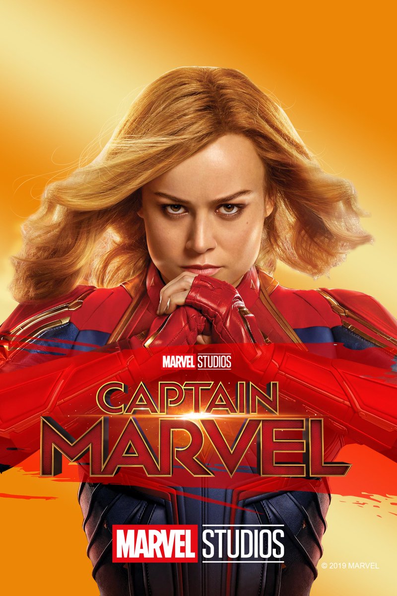 jacksgaston's tweet photo. NEW POSTER OF CAPTAIN MARVEL @brielarson @captainmarvel
#caroldsnvers #BrieLarson #captainbrie https://t.co/Z1T7RvjrHs