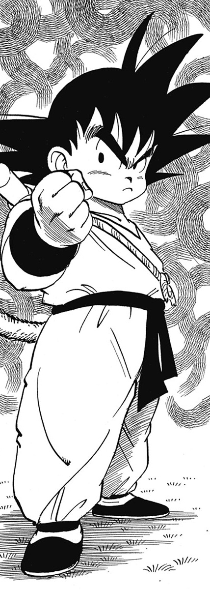 se passe un réel tournant dans la vie de Goku. Son meilleur ami, Krilin, meurt. Enragé et n'écoutant que lui-même il ignore les conseils de Muten Roshi et perd contre Tambourine puis contre Piccolo. Se remettant en question et buvant la choshinsui : il devient le SAUVEUR du monde