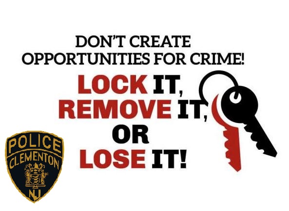 ClementonPD's tweet photo. Unsecured vehicles were burglarized overnight on 10/18/2020 in the area of Lake Ave &amp; Berlin Rd. An investigation is underway with the assistance of home surveillance systems. Anyone with further information is asked to contact Clementon Police at (856) 783-4900. https://t.co/og19QlAoQ7