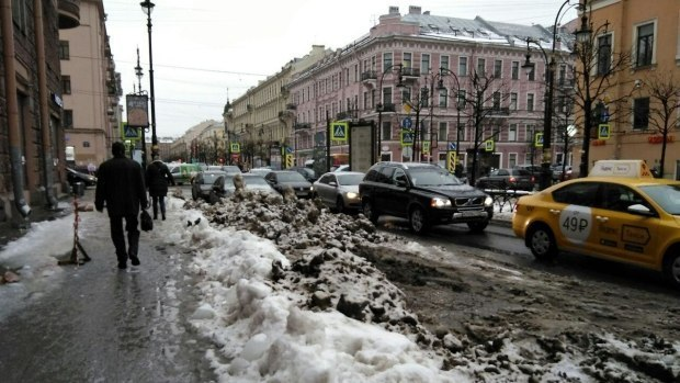 Оттепель в петербурге