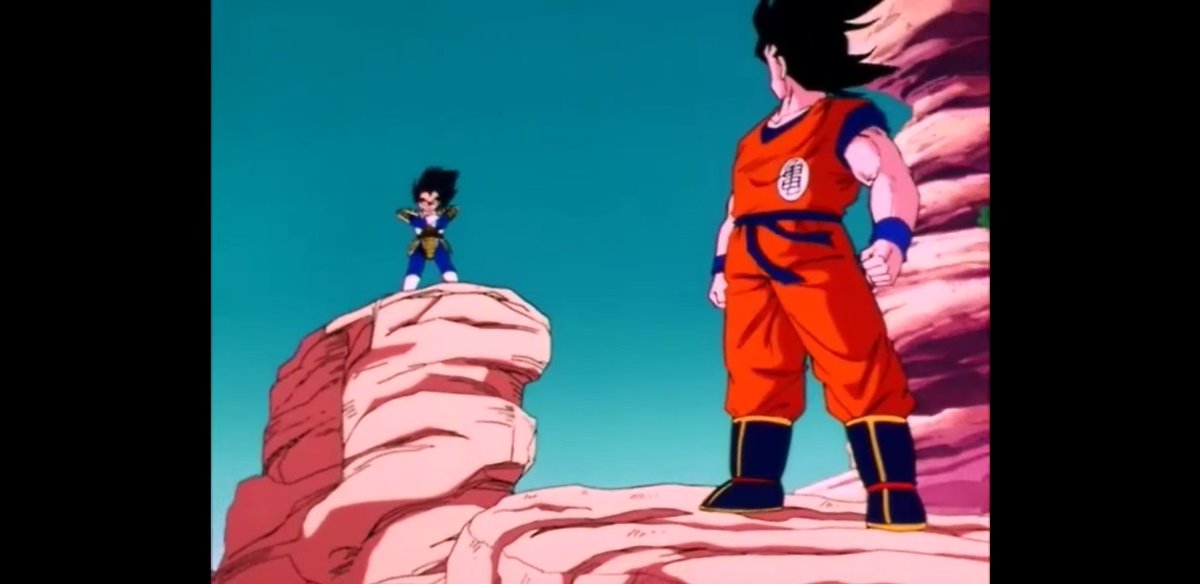 Toujours en posture salvatrice lorsque la z-team affrontera les Sayans, Goku vit ses amis mourir à cause de son retard. Il prendra alors la responsabilité qui lui incombe et affrontera Nappa et Vegeta. Cette fois il réalise qu'il est vraiment un Sayan à travers Vegeta...