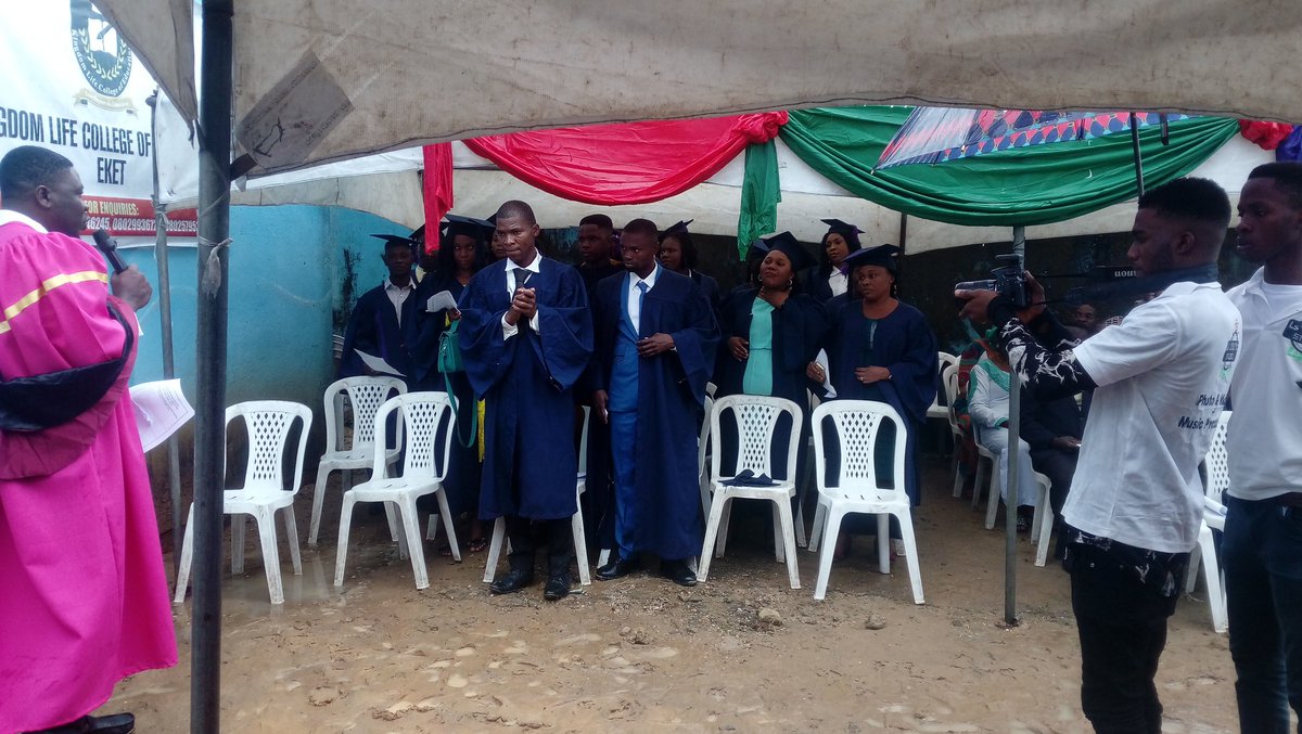 LifeKlwea's tweet photo. During our last Graduation and Matriculation at Eket Campus on 17th October 2020 https://t.co/jkI2t3qfuR