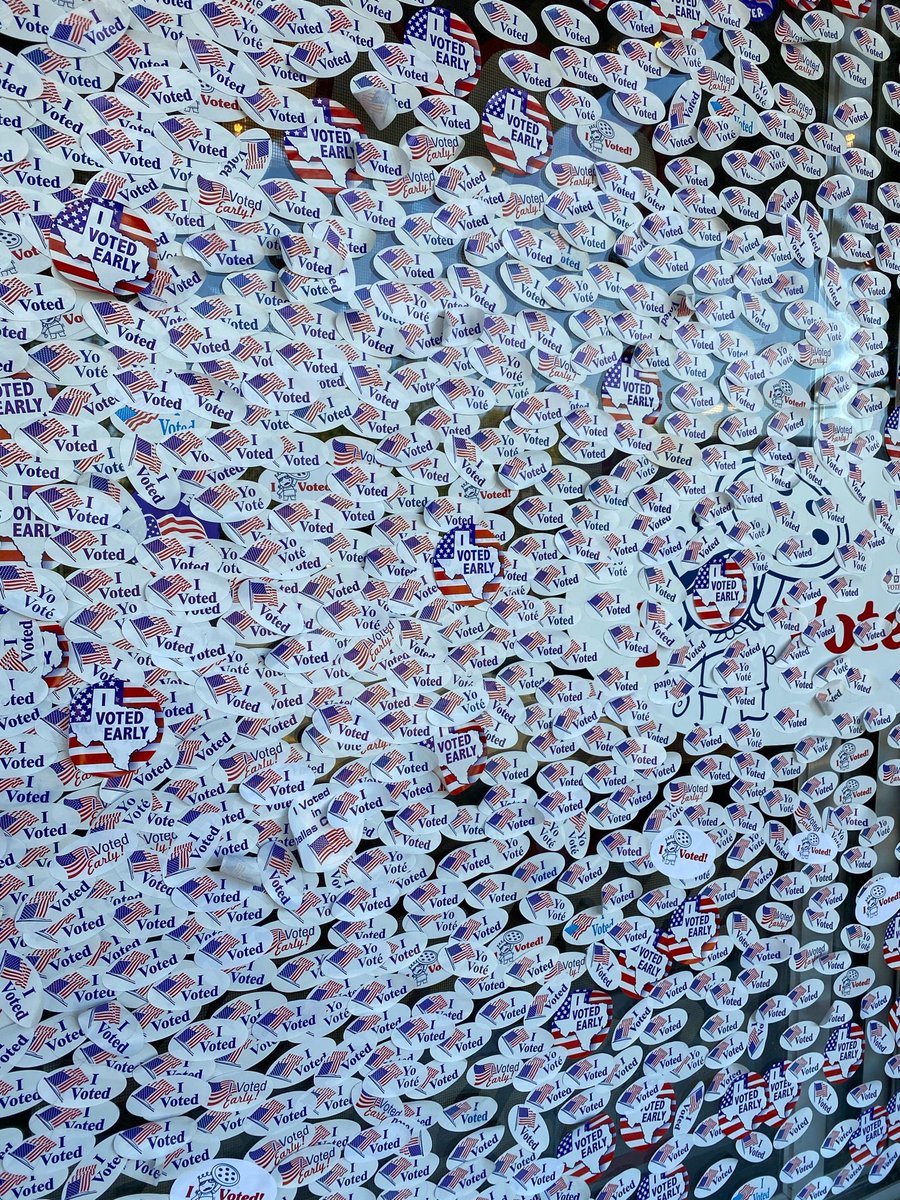 StrictlyCircus's tweet photo. I v̶o̶t̶e̶d̶ pizza’d early. 🗳🍕 #FreeSlice #FreeCountry (at @HomeSlicePizza in Austin, TX) https://t.co/WdxYrPaZGg https://t.co/wnEi2BFxFR