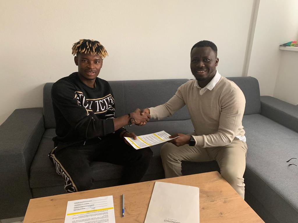 ArthurLegacy's tweet photo. ‘@FKSenica’s Edmund Addo has renewed his commitment to Arthurlegacy.
#FifaAgents #SuperAgent #Ghana #Football #Soccer https://t.co/MESCOJscg5